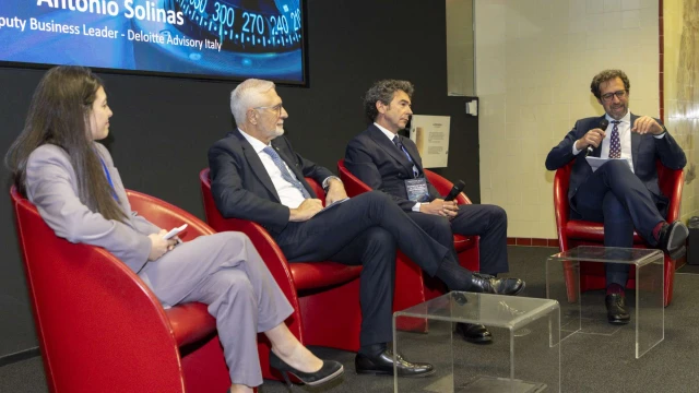 Da sinistra: Roberta Laveneziana, Piero Formenti, Antonio Solinas e Simone Spetia