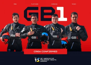GB1 announces race crew for the Louis Vuitton 38th America’s Cup Preliminary Regatta in Sardinia