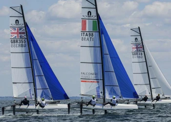 Quiberon World Championships, Day 5: Ugolini and Giubilei take the lead at Nacra 17