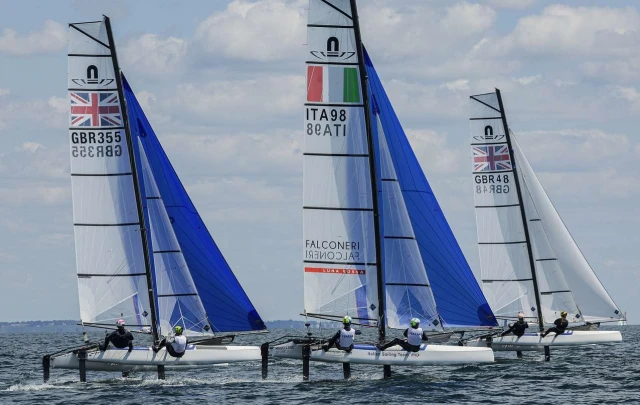 49er, 49erFX and Nacra 17 World Championships Quiberon World Championships, fifth day