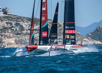 Emirates Team New Zealand deliver a strong Day 2 performance