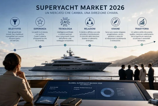 Superyacht: un mercato più maturo tra selettività e nuovi equilibri