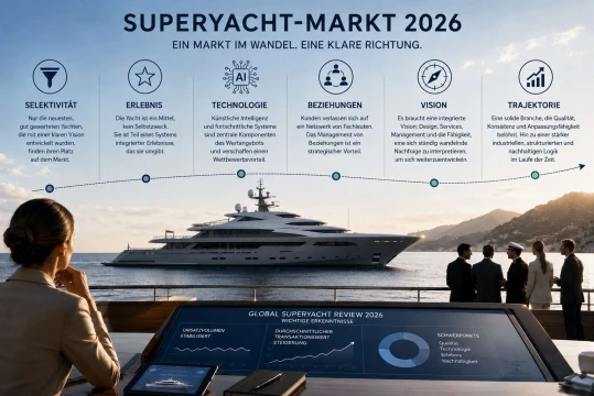 Superyachten: Ein reiferer Markt zwischen Selektivität und neuen Gleichgewichten
