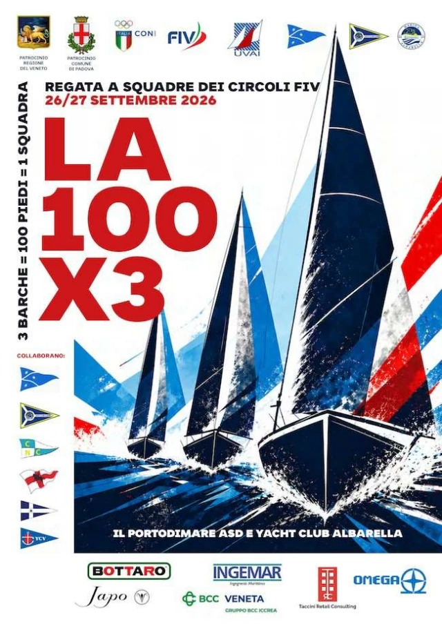 La 100 x 3: nasce ad Albarella la regata a squadre di circolo