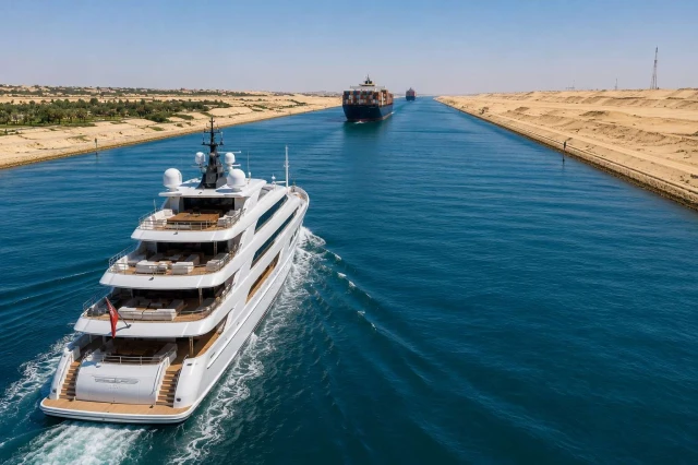 Canale di Suez: dal 15 luglio è aumentata la tassa per il transito degli yacht