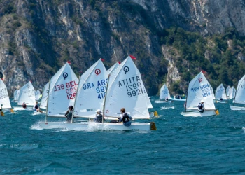Seicento Optimist all'Ora Cup Ora iniziata oggi sul Garda Trentino