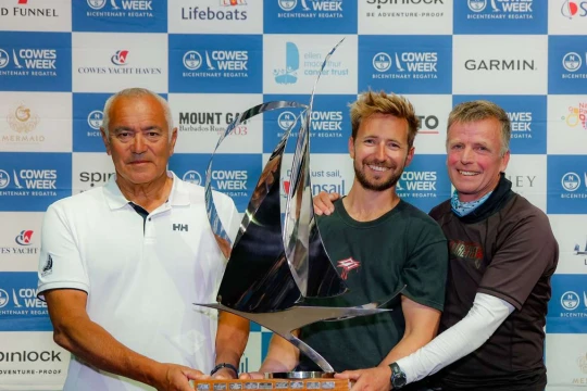 Overall North Sails Cowes Week winners XOD Lone Star