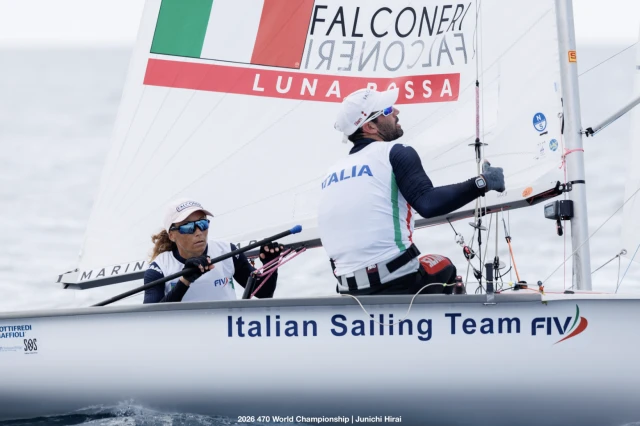 Mondiale 470 a Enoshima, Berta-Calabrò tra i dieci che si giocano il titolo